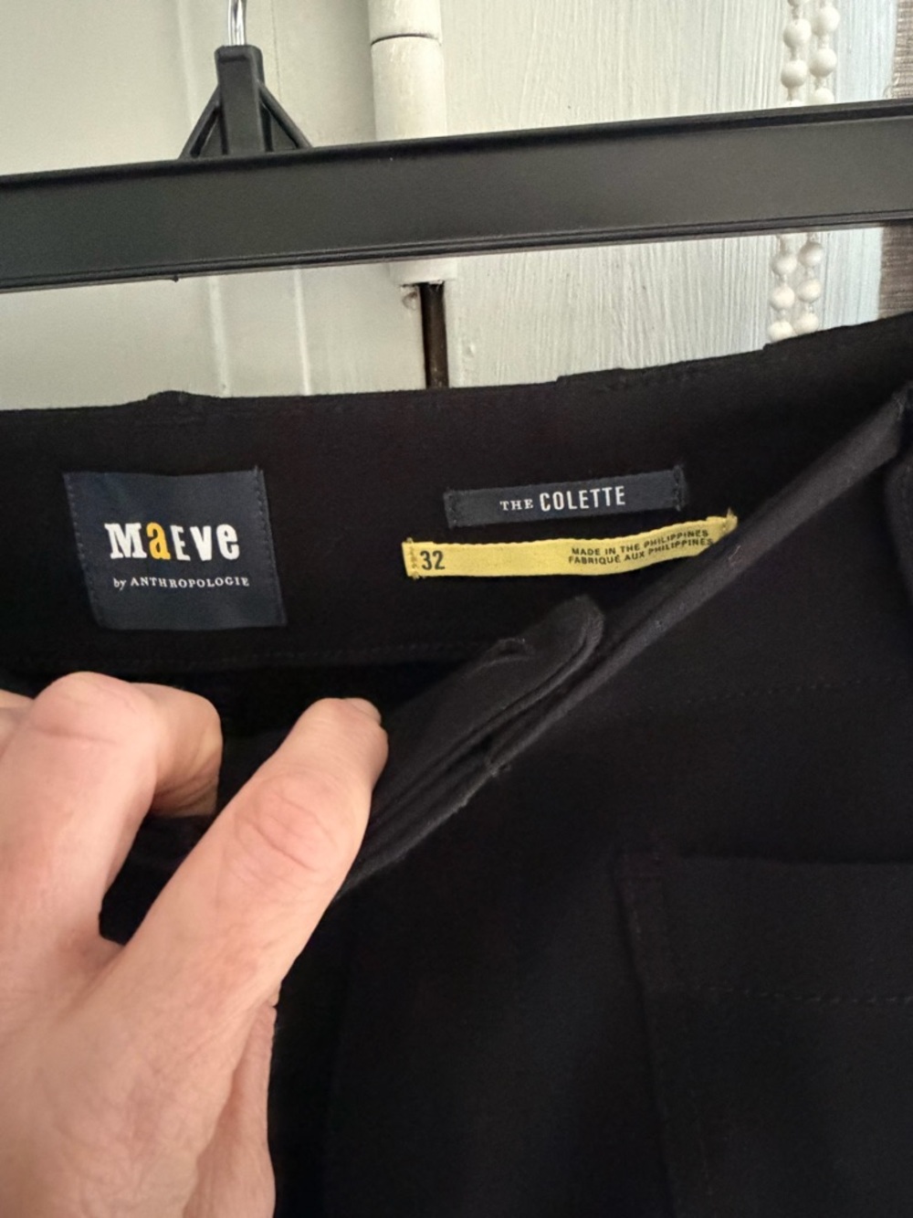 Anthropologie Maeve The Colette Black Dress Pants - Picture 3 of 4